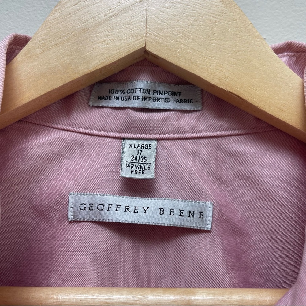 Geoffrey Beene Pink Button-Up Shirt - Picture 2 of 10